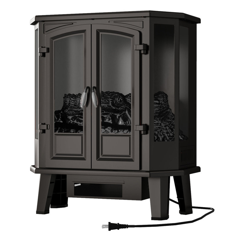 Winston Porter Maylee 25"W Infrared Electric Fireplace Heater